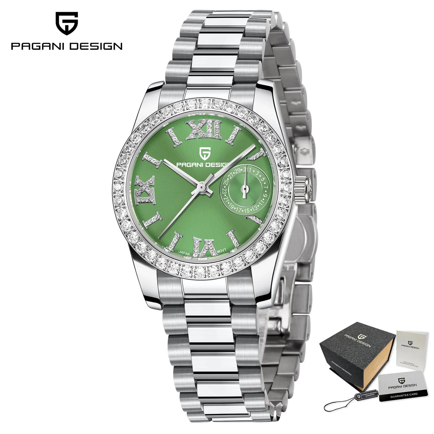 Pagani Design Sapphire Glass - Steel Green (PD-1776)