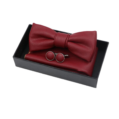 Stirling Bow Tie Set - Crimson