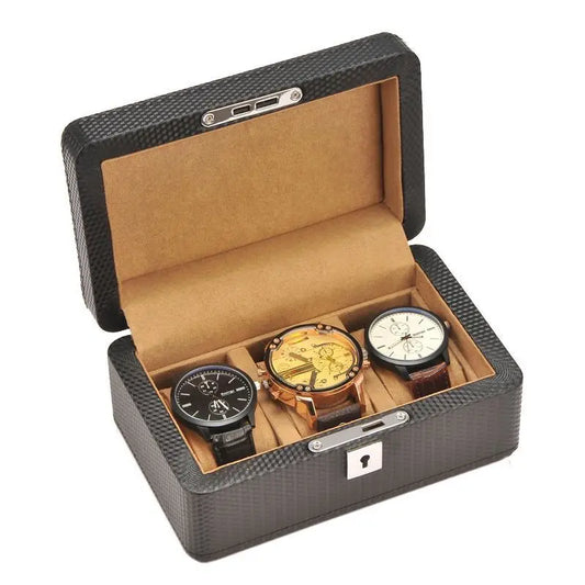 SAIKE Leather Watch Box