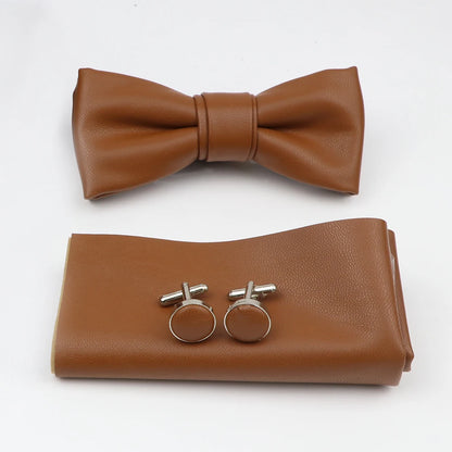 Stirling Bow Tie Set - Caramel