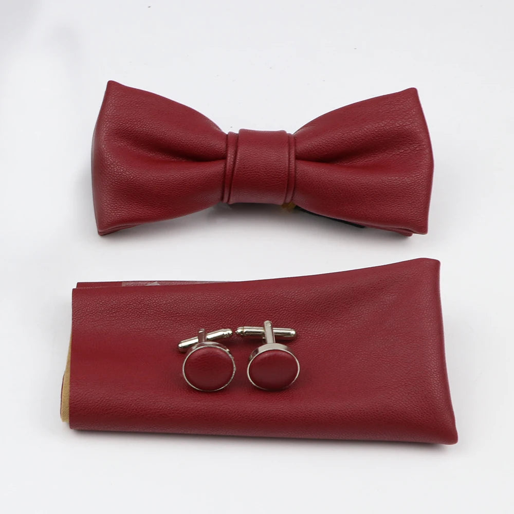 Stirling Bow Tie Set - Crimson