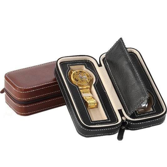 SAIKE Leather Watch Travel Case