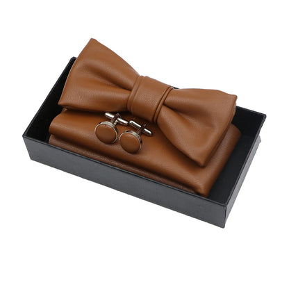 Stirling Bow Tie Set - Caramel